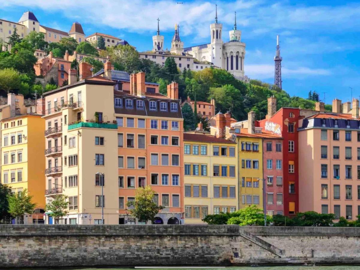 Beau Duplex Avec Jardin Et Vue Apartman Lyon Kültér fotó